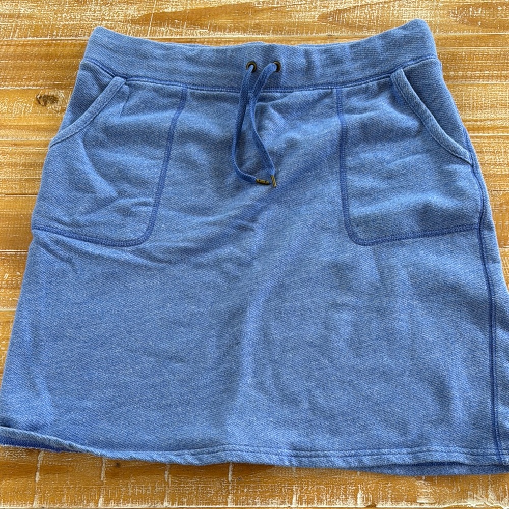 L.L. Bean Blue Casual Skirt